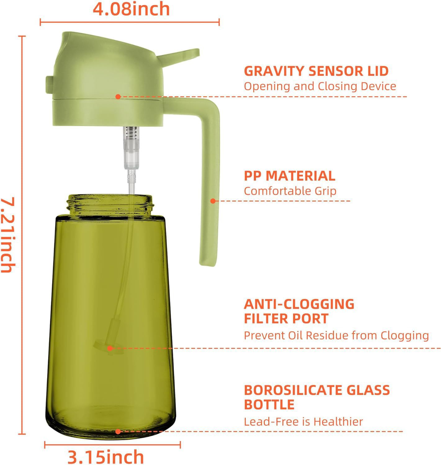 2-in-1 Oil Sprayer for Cooking - My Store